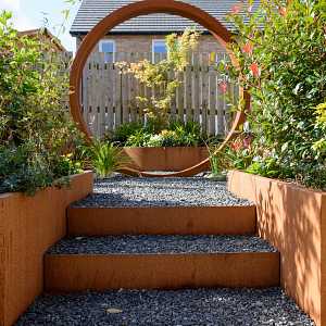 Corten steel steps Greystoke 